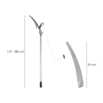 Cortarramas Con Serrucho Mango Aluminio Extensible 1,8 A 2,8 Metros_1
