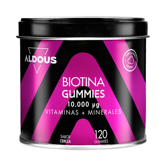 Gomas de Biotina Aldous 120 gomas