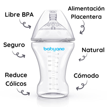 Biberón Anticólico 260ml Imitación Pecho Natural Nursing_3