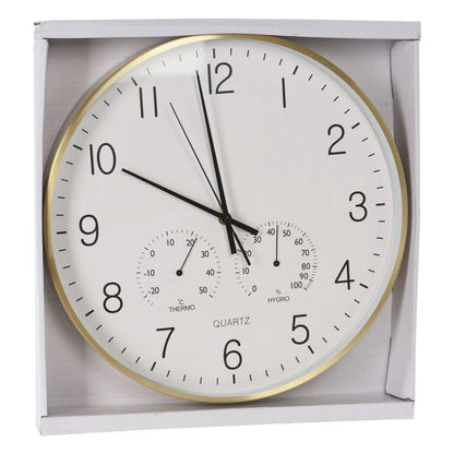 Well Home Reloj De Pared Formato Redondo Color Blanco Ø38x4,2cm_3