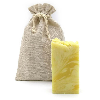 Jabón Natural Argán 90g En Bolsa Regalo De Yute - Regenera, Nutre Y Repara - Piel Mixta, Seca, Deshidratada Y Sensible_1