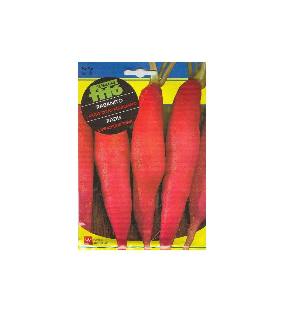 Semilla De Rabanito Largo Rojo Murciano_0