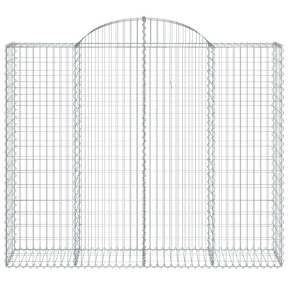 Cestas Gaviones 20 Uds Forma De Arco Hierro 200x50x160/180 Cm_3