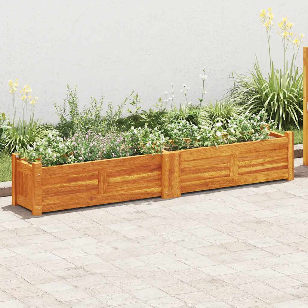 Arriate De Jardín De Madera De Acacia 150x30x25 Cm_1