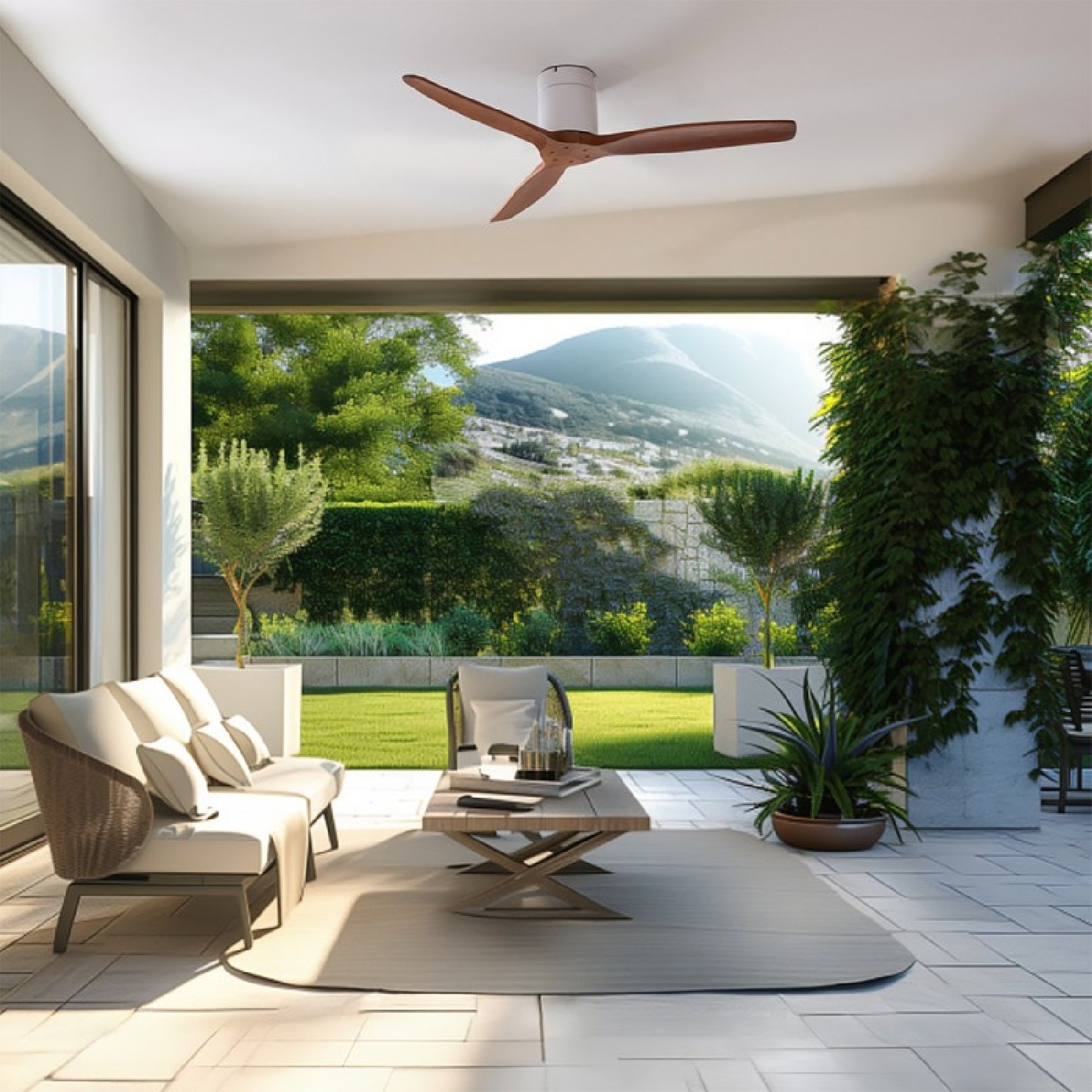 Cecotec Ventilador De Techo Sin Luz Energysilence Aero 5500 Whitedarkwood Connected_3