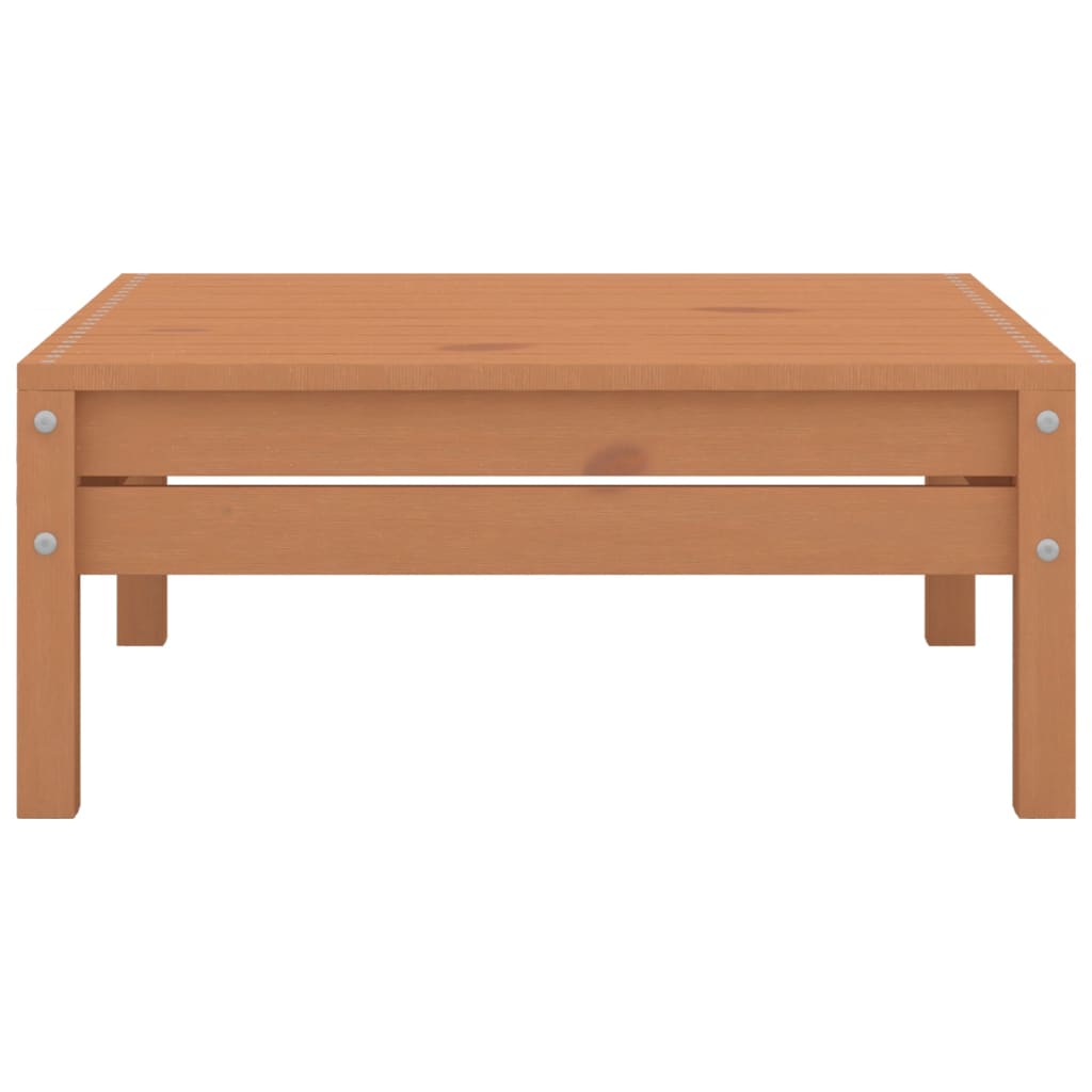 Juego Muebles De Jardín 6 Pzas Madera Maciza Pino Marrón Miel / Vetonek_0