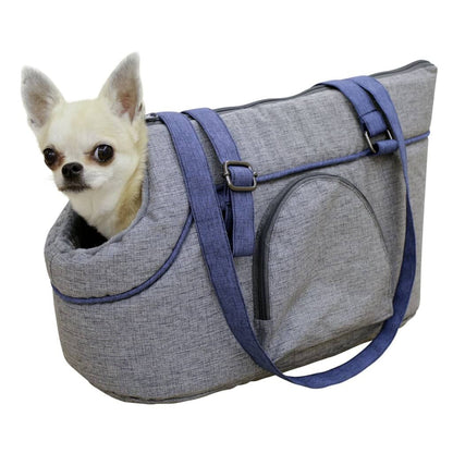Kerbl Bolso Transportín Para Mascotas Marie Gris Y Azul 46x23x25 Cm_1