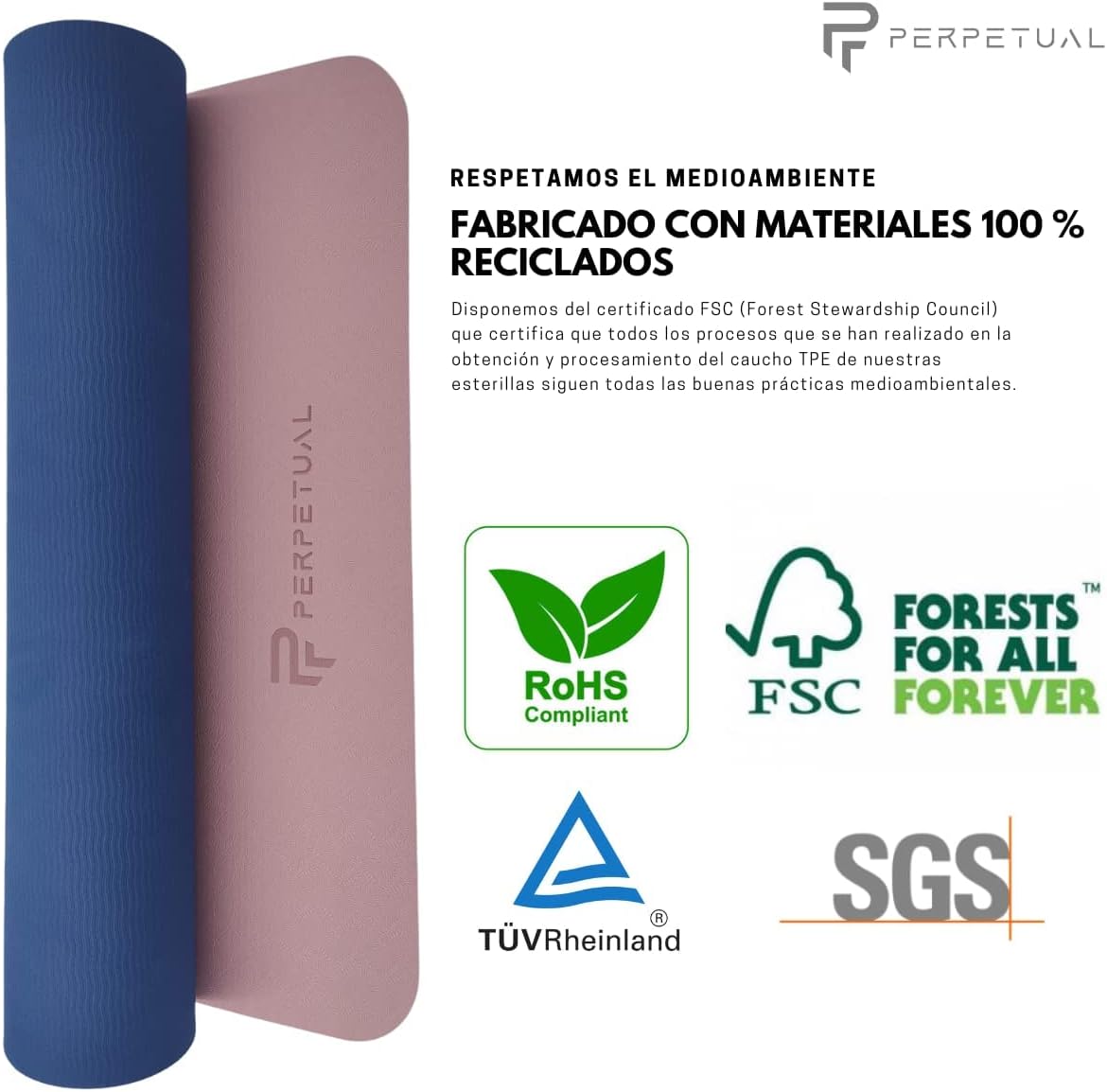 Esterilla Perpetual De Yoga Y Pilates Antideslizante De 6mm Con Correa Y Bolsa De Transporte_4