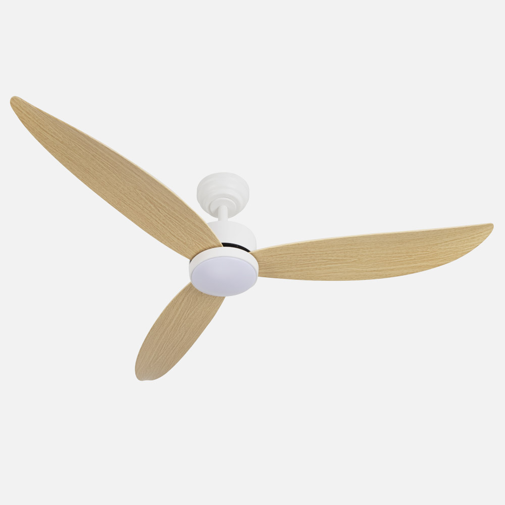 Ventilador Dc Genil 24w Blanco 3aspas Haya 132d 2424lm 3000-4000-6500k Remoto+temporizador+memoria_2