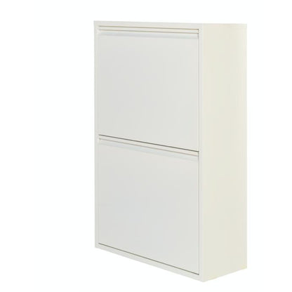 Armário de reciclagem metálico PAT 4 Branco