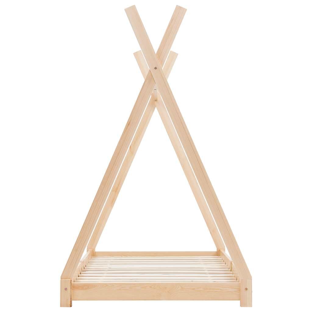 Vidaxl Estructura De Cama Infantil De Madera Maciza De Pino 80x160 Cm_3