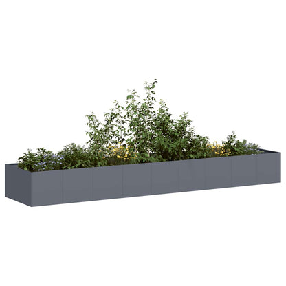 Jardinera Acero Gris Antracita 360x80x40 Cm_1