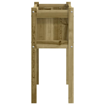 Jardinera Con Patas Madera De Pino Impregnada 70x31x70 Cm_5