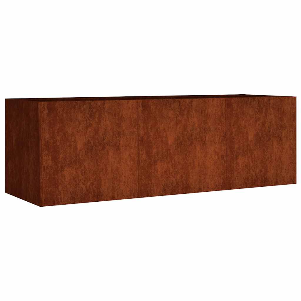 Jardinera Acero Corten 120x40x40 Cm_0