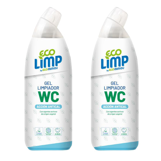 Embalagem com 2 Gel de Limpeza Sanitária Eco Mimidu 750ml