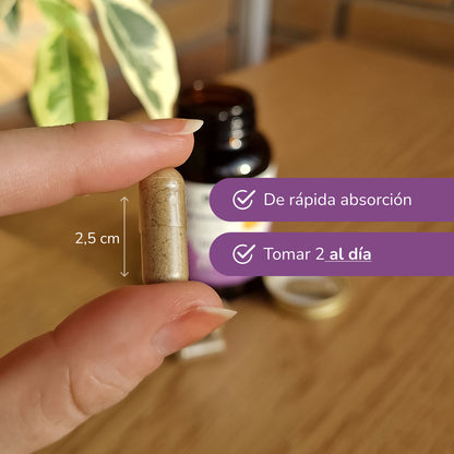 Pack 2xHair Booster cabelo, pele e unhas Planeta Huerto 120 cápsulas