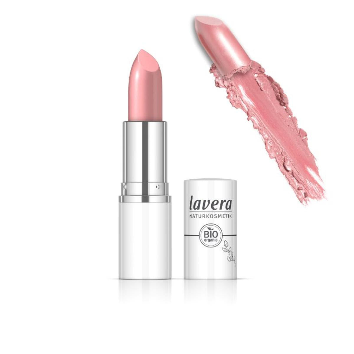 Batom Cream Glow - 03 Peónia, Lavera 4,5 g