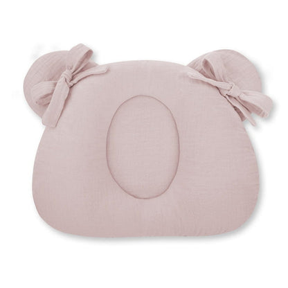 Almohada Cojin Plagiocefalia Bebés Muselina Rose_0