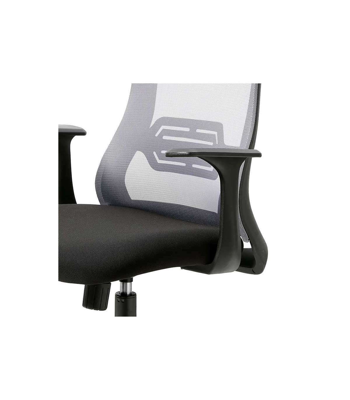 Silla Despacho Giratoria Elevable Acabado Negro/gris 65 Cm(ancho) 113-121 Cm(altura) 57 Cm_5