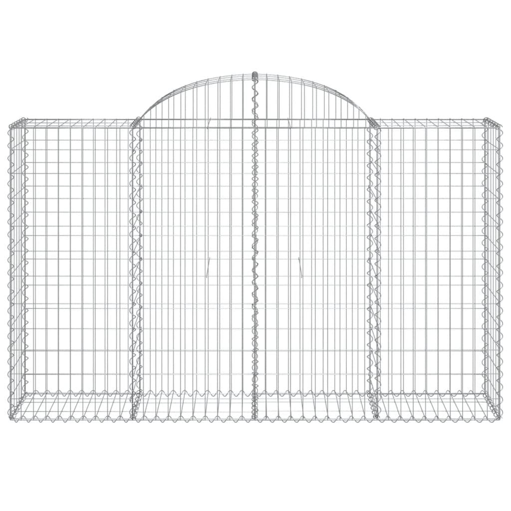 Cestas Gaviones 20 Uds Forma De Arco Hierro 200x50x120/140 Cm_3