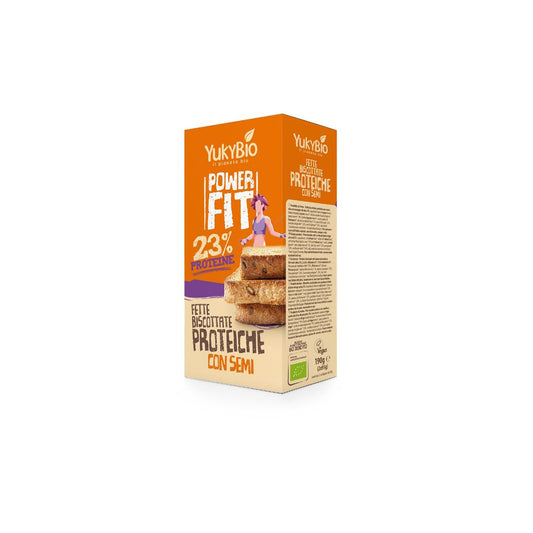 Tosta proteica Yukybio com sementes 190g