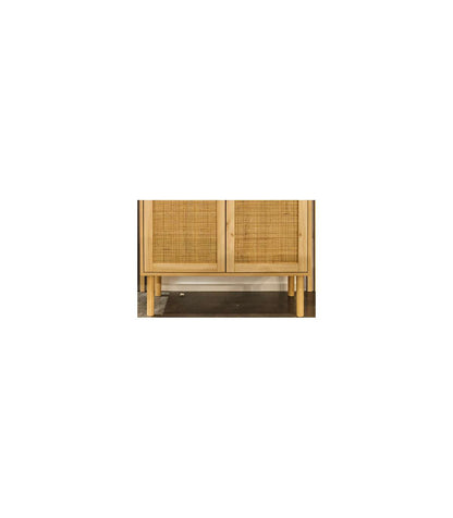 Armario 2 Puertas Abatibles Decor Acabado Pino/rattan, 110cm(alto) 80cm(ancho) 40cm(fondo)_3
