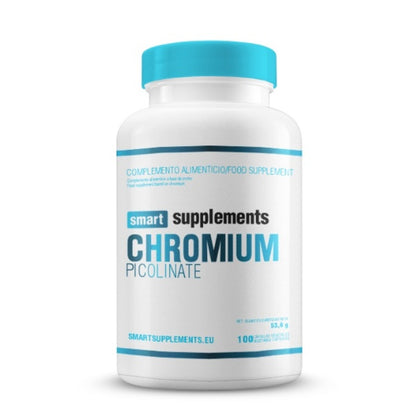 Picolinato De Cromo - 100 Cápsulas Vegetales - Quemadores - Smart Supplements_0
