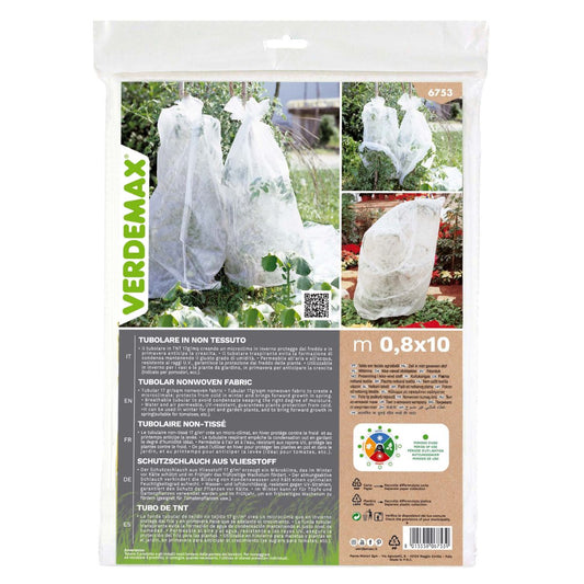 Tecido tubular anticongelante para proteção das culturas Verdemax 0,8 x 10 m