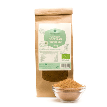 Canela em Pó do Ceilão ECO Planeta Huerto 150g