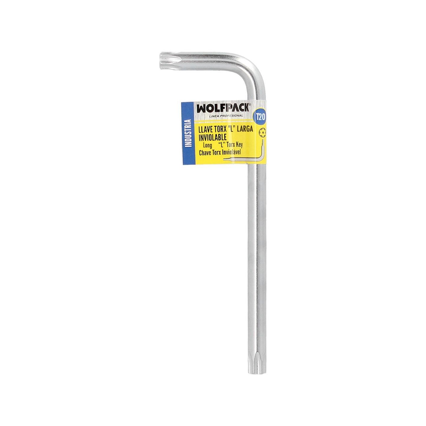 Llave Torx Inviolable Larga Acero Cromo Vanadio Profesional T20 Mm. Llave Estrella, Llave Allen Estrella_3