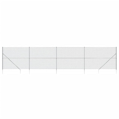 Cerca De Alambre Con Pinchos De Anclaje Plateado 1,6x10 M / Vetonek_0