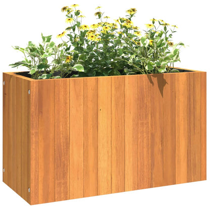 Jardinera De Madera Maciza De Acacia 59x27,5x35 Cm_3