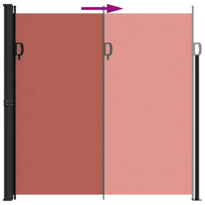 Vidaxl Toldo Lateral Retráctil Terracota 200x500 Cm_4