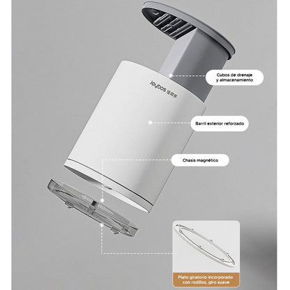 Joybos - Organizador De Cuchillos Redondo Con Ranura Universal Para Cocina Blanco_2