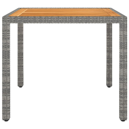 Vidaxl Juego De Comedor Para Jardín 3 Piezas Ratán Sintético Gris_4