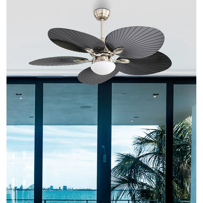 Ventilador Dc Chaw 24w 2950lm Niquel/negro 5asp.6vel.132d C/remoto, Memoria Y Temp.3000-4000-6000k_3