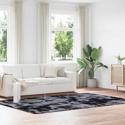 Vidaxl Alfombra De Pelo Largo Navarra Gris Oscuro 200x290 Cm Poliéster_1