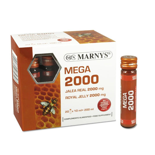 Royal Jelly Mega 2000 Marnys 10 ml x 20 frascos