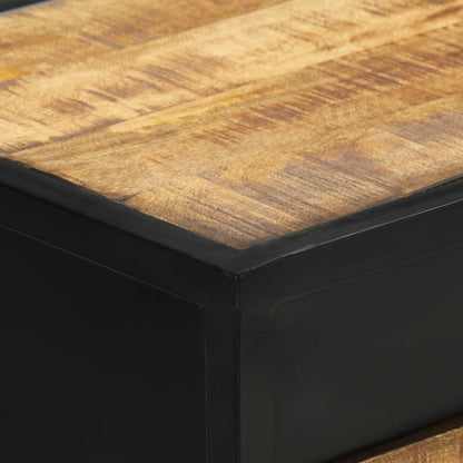 Mesa Consola De Madera Rugosa De Mango 110x35x75 Cm_4