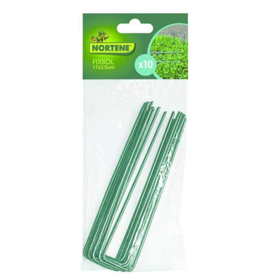 Agrafos metálicos Fixsol Nortene 10 unidades