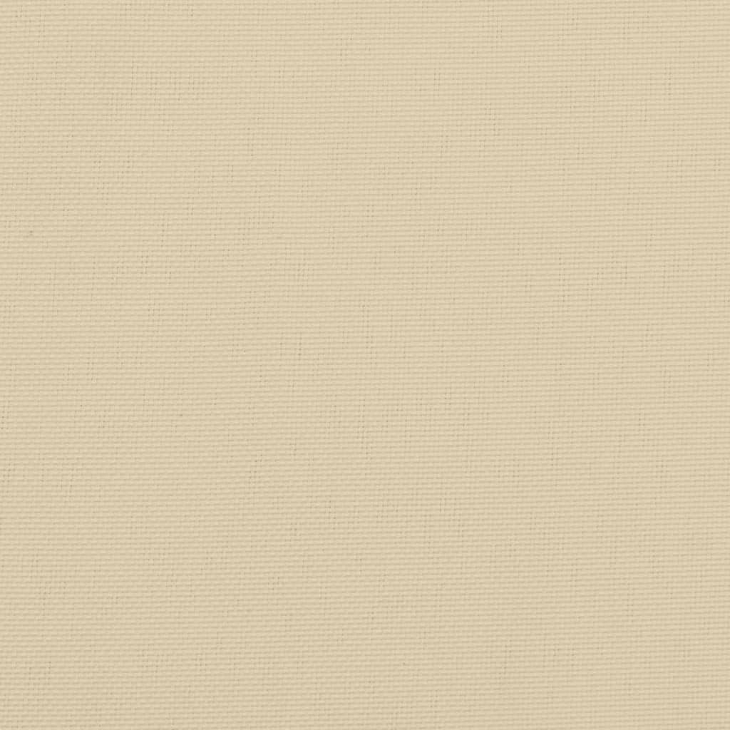 Vidaxl Cojín De Banco De Jardín Tela Oxford Beige 110x50x7 Cm_5
