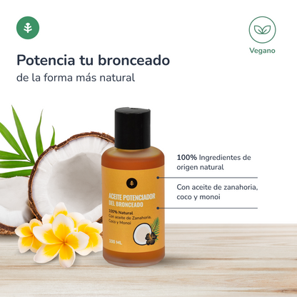 Óleo bronzeador natural Planeta Huerto 100 ml