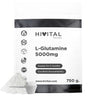 L-Glutamina 5000 mg Hivital 750 gramas de pó vegan