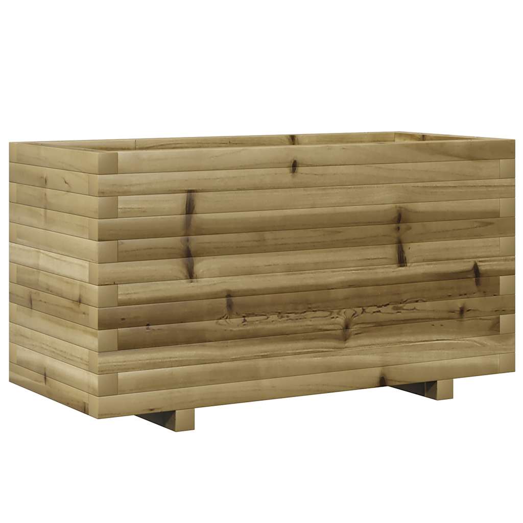 Jardinera Madera De Pino Impregnada 90x40x49,5 Cm_0