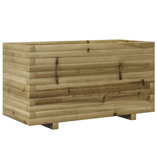 Jardinera Madera De Pino Impregnada 90x40x49,5 Cm_0
