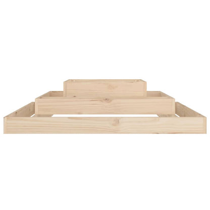 Jardinera De Madera Maciza De Pino 110x110x27 Cm_3