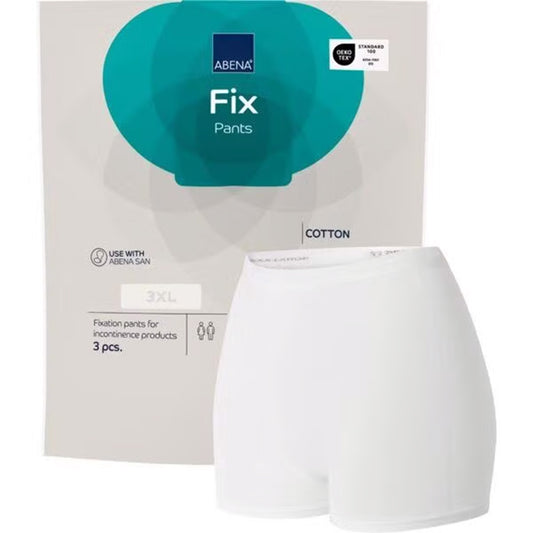 Calças Fix Algodão incontinência Abena Tamanho 3XL 3 unidades