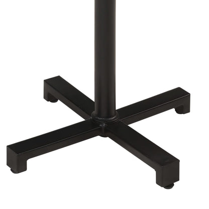 Mesa De Bistró Cuadrada Madera Maciza Reciclada 60x60x110 Cm_3