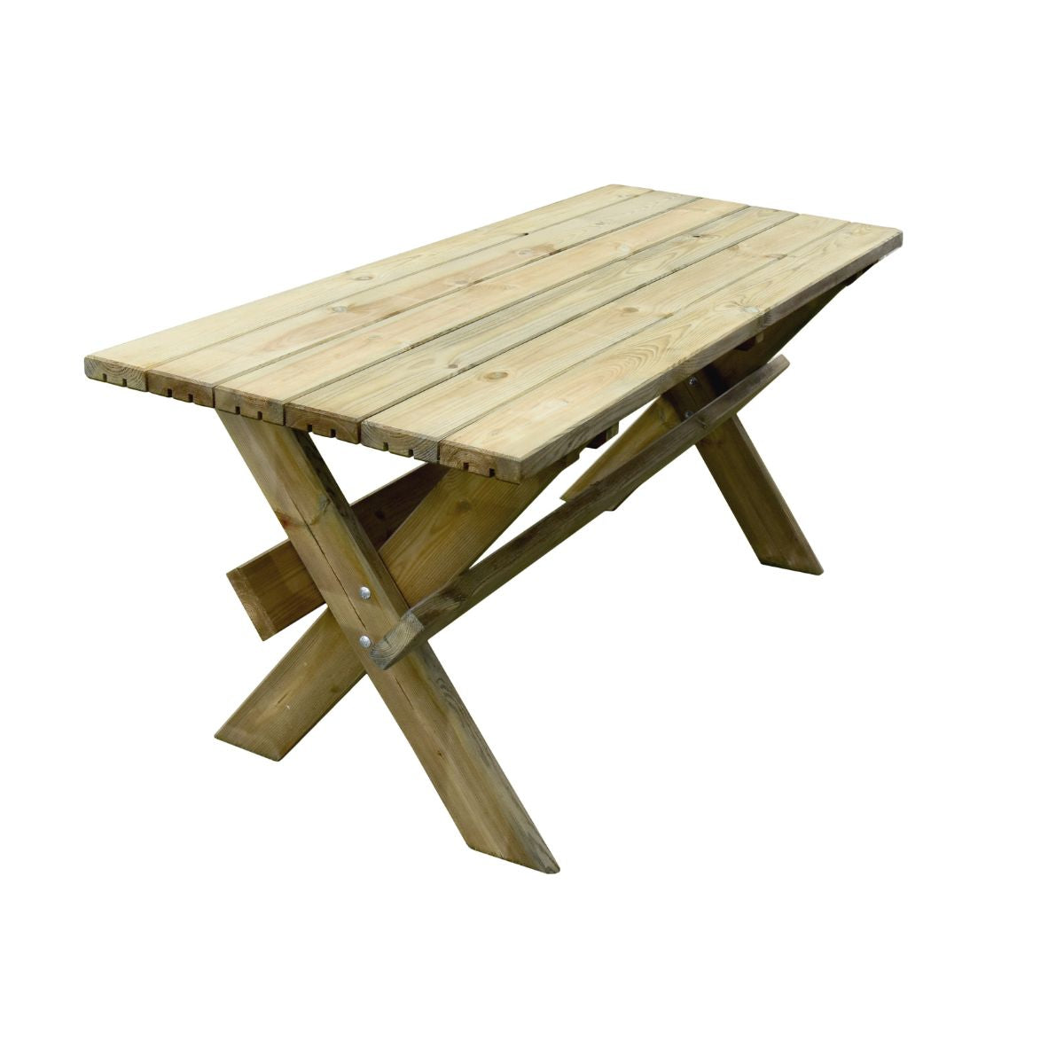 Mesa de madeira natural Faura