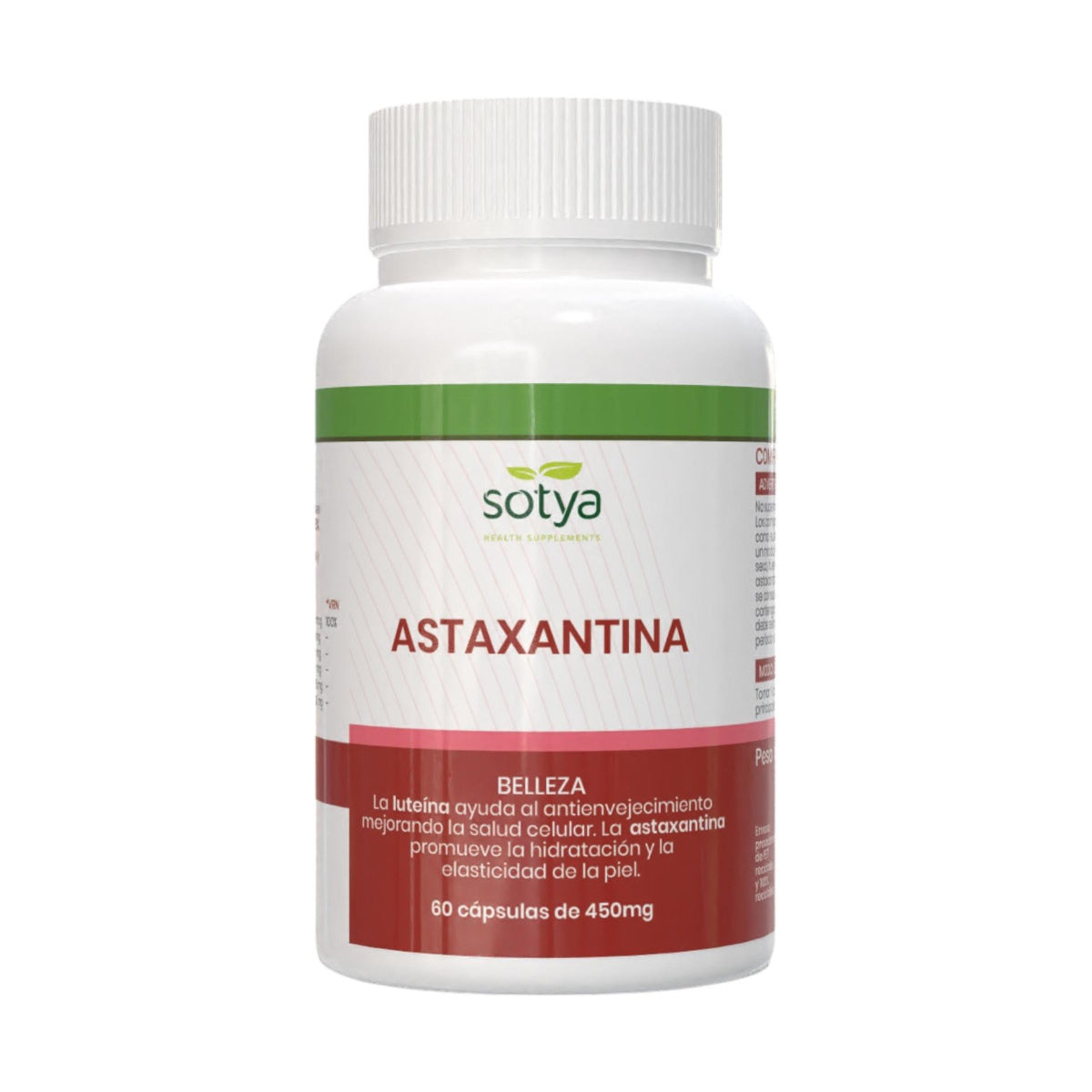 Astaxantina, Sotya, 60 cápsulas